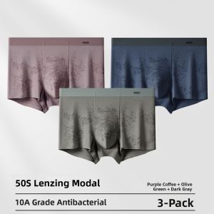 Mark Fairwhale | Anti-Bacterial Modal Mens Boxer Briefs 3-Pack