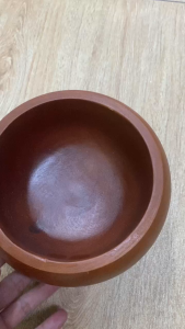 Bộ chày cối gỗ Lu cao cấp chất gỗ đặc tốt Cối chày mài nhẵn mịn Size 15cm