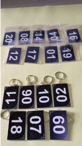 Gantungan Kunci Akrilik & Ganci Kotak Nomor: Desain Unik dan Praktis