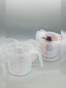 Plastic Graduated Measuring Cup Measuring Tool Food Grade Milk Measuring Cup Thickened Plastic