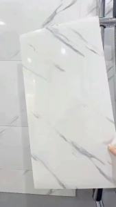HTF 10pcs bundle Marble Wallpaper adhesive Waterproof decor wall PVC 30x30cm printed wallpaper