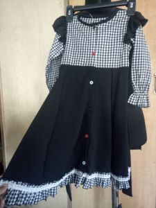 Gamis list Renda baby 1-2 tahun