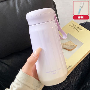 Cốc Nước Giữ Nhiệt Bằng Thép Không Gỉ Đơn Giản Cho Nữ Cốc Trà Bằng Thép Không Gỉ Di Động Nhỏ Gọn Cốc Nước Giữ Nhiệt