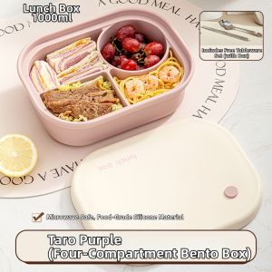 TREEJACK | Food Grade Silicon Compartmentalized Sealable Lunch Box