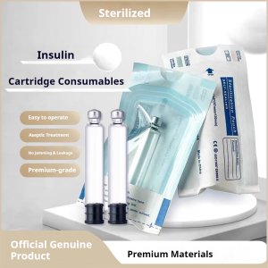 AiQUE 10-50pcs Insulin 3ml Sterilized Individual Packaging Cassette Insulin Glass Bottle Lipgloss Tubes Medical Aesthetic