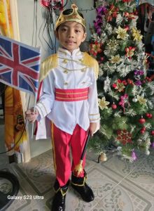 7ชิ้นเด็กชายราชาแห่งกษัตริย์/เจ้าชายชูดแฟนซีเด็ก