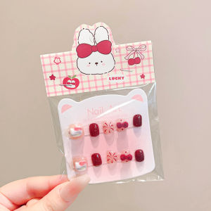 Mác Dán Móng Gel Ngắn Có Hiệu Ứng 3D