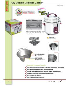 Home+Plus- Stainless Steel Electric Rice Cooker 2.0 Litre Home Plus Rice Cooker Cocina Eléctrica - Lazada