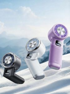 Remax | Portable Mini Neck Cooling Fan with Long Battery Life Ultra-Quiet