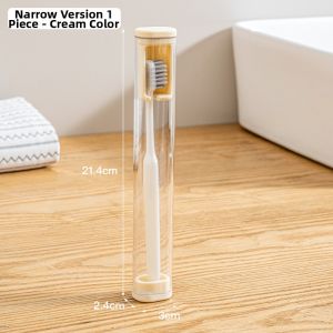 ASCOR | Travel Portable Transparent Dust-proof Toothbrush and Toothpaste Storage Kit