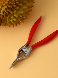 เครื่องปอกทุเรียน & เครื่องมือแครกเกอร์ถั่ว 430 สแตนเลส–มีดปอกทุเรียน คีมพิเศษ สำหรับเปิดเปลือกทุเรียนและผลไม้