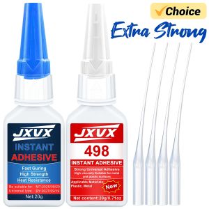 498 Super Glue High-strength Quick-drying Instant Glue Cyanoacrylate Instant Leather Rubber Wood Metal Strong Bond Liquid Adhesive Tool Waterproof Fast Dry.