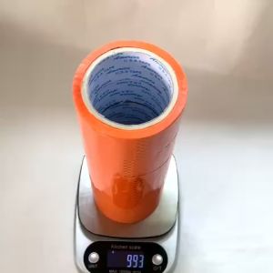 Băng keo màu Cam OPP 100yard nặng 1kg độ rộng cuộn 47cm lõi giấy 3mm mỗi cây 6 cuộn - Shop Út Lớn