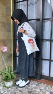 Tote Bag Kartun Toy Story Totebag Toys Kanvas Resleting  UK 30x40