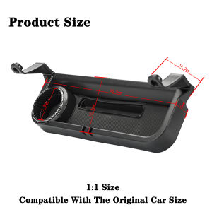 Car Passenger Handle Storage Box Organizer Expanded Tray for Suzuki Jimny 2019 2020 2021 2022 2023 2024 2025 Interior Accessory