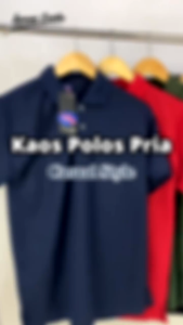 Kaos Kerah Merah Putih Indonesia Kaos Berkerah Pendek Pria Kaos Kerah Polos - IGNAS CARLO