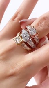 HABIB POLARIS | Tapered Halo Diamond Ring in 750/18K Yellow Gold 23772