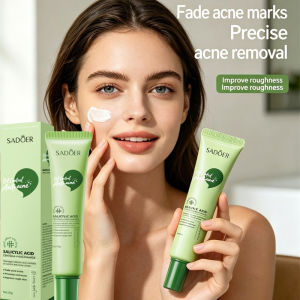 SADOER | Salicylic Acid Acne Treatment Face Cream Repair Pimple Spots Deep Cleaning Pore Anti-acne Scar Oil Control Moisturizer Skin Care