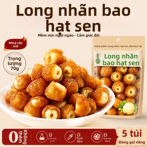 YIFANGYOUTA | Đồ Ăn Vặt Trái Cây Khô Sẵn Ăn Long Nhãn Với Hạt Sen