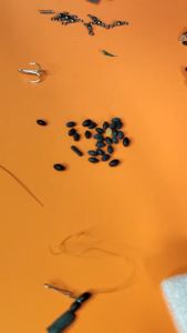 Stopper Batang Float Orca Pancing Warna Hitam Alat Pancing Ukuran SS S M L XL Penangkap Ikan 1BKS ISI 100PCS