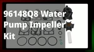 46-96148Q8 Water Pump Impeller Kit for Mercury 65-225HP Outboard MerCruiser R MR Alpha One Gen 1 Stern Drives 18-3517 96148A8