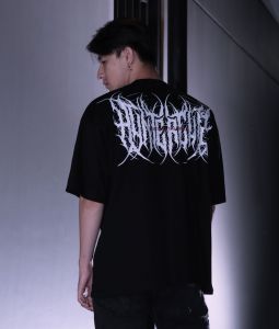 KAOS OVERSIZE PRIA KWALITAS PREMIUM METAL SILVER