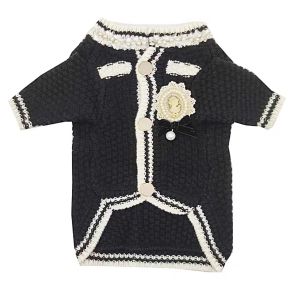 Autumn Winter Pet Sweater for Dogs And Cats Teddy Schnauzer Bichon Pomeranian French Bulldog Corgi Maltese Open Cardigan