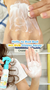MyLO Glow Up Bud Bud No Rub Diaper Rash Spray (100ml) - No Rubbing No Mess Diaper Change