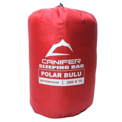 Canifer Sleeping Bag Polar Bulu Tebal Anti air Kantung Tidur Camping Outdoor Waterproof