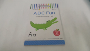 Little Genius ABC Fun Educational Pad With Stickers For Kids To Learn About the Alphabet