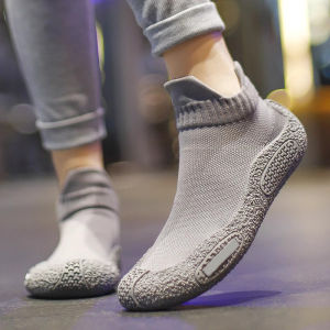 Indoor Fitness Yoga Shoes Womens Anti-slip Shock-absorption Silent Soft Bottom Dance Shoes Home Special Dance Shoes Liquid Bottom