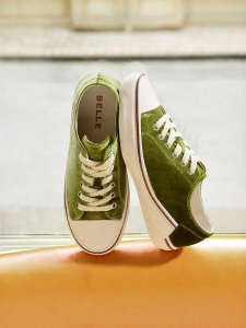 Belle | Height Increase 3CM Canvas Shoes Low Cut Casual Sneakers