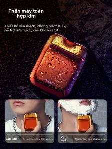 SMATE | Hộp Quà Máy Cạo Râu Điện Từ Mini