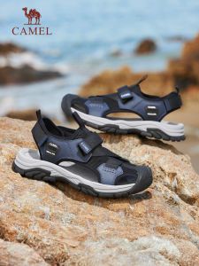 Camel 2025 Mens Summer Beach Shoes Outdoor Anti-Collision Casual Sports Sandals Couple Trekking Shoes Breathable Mesh Upgraded Version