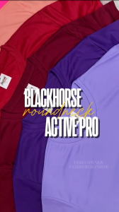 BLACK HORSE ACTIVE PRO ROUND NECK SHIRT