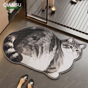 XIANSU | Diatomite Water Absorbent Non-slip Bathroom Mat
