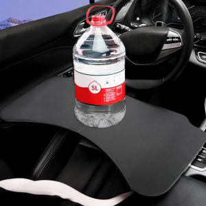 SEAMETAL Car Tray Table Leather Foldable Dinnin Table Board Multifunction Waterproof Laptop Tray Table Car Organizer Tray