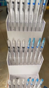 Set combo bút gel Deli G057-V G575-JK G118-V bộ gồm 1 khay đựng bút 8 hộp bút