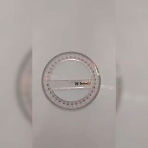 GARISAN BUSUR BULAT 360DERAJAT 15CM CIRCLE BUTTERFLY 150MM 150 MM 15 CM PENGGARIS BUNDAR 360 DERAJAT alat tulis