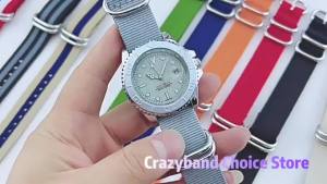 18mm 20mm 22mm 24mm Nylon High Density Watch Band for Men Women Straps Woven Canvas Bracelet Sport Wristband Watches Accessories