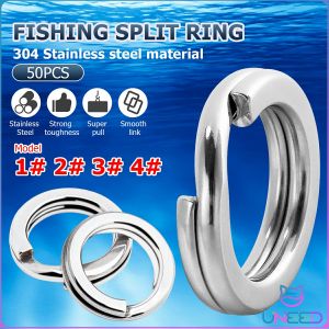 Need. Fishing Split Rings 50pcs Fishing Accessories Stainless Steel Split Rings