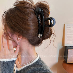 Large Size Pearl Hair Clip Womens New 2025 Shark Clamp Hair Accessories Korean Style Romantic Ouni Brand Hair Grips