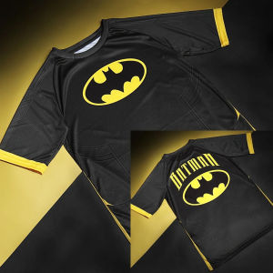 Hot Toys | Summer Hot Selling Fashion Superhero Batman Pattern Design T-shirt Hip-hop Street Pure 3D Printed Round Neck T-shirt Large Size