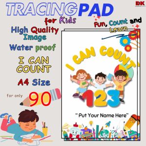 Customize Name Trace Book For Kids or Toddlers Learning to Write & Count Coloring Buy 3 books get 1 free!***