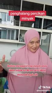 Saringan Penutup Anti Percikan Minyak Splatter Screen 29CM Tutup Penggorengan Stainless Steel