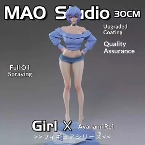 Bandai | Ayanami Rei Figure Girls Figure Figurine Anime Periphery Model Statue Doll Collection Desk Decoration Toys Christmas Gifts