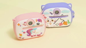 Sureto Digital Mini Instant Camera Unicorn Blue with Thermal Paper