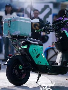 Alien Motorcycle Aluminum Alloy Tail Box Jiangge Scooter Rear Box Calf Electric Car Trunk Large Capacity