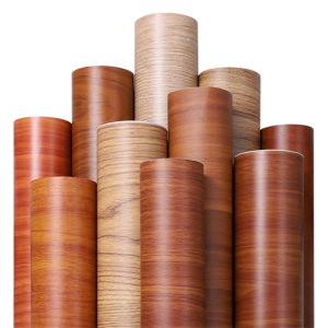 XIANXIANWUFANG | Woodgrain Finish Self-Adhesive Furniture Table Top Covering