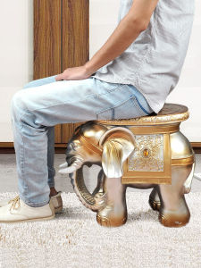 ZHISHUGE | Creative Large Elephant Stool